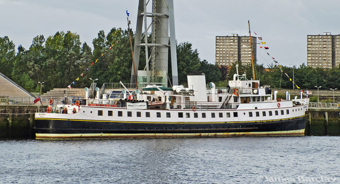 MV Balmoral  at Science Centre Quay